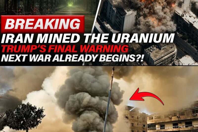 Uranium Tunnels MINED; Trump Warns Ultimate Alternative; Israel Ready for WAR