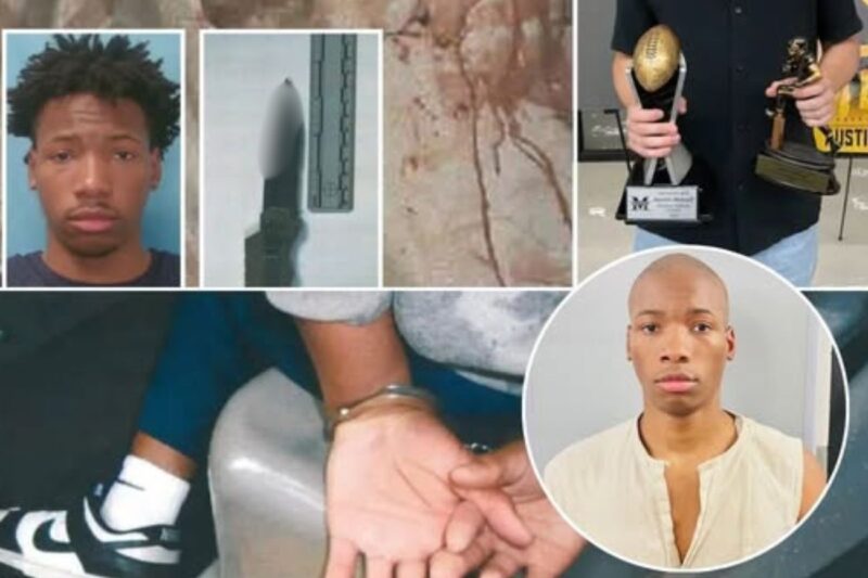 GRAPHIC COURT EXHIBITS FROM THE KARMELO ANTHONY TRIAL HAVE BEEN RELEASED, SHOWING EVIDENCE PRESENTED IN THE CASE THAT LED TO THE DEATH OF TEXAS TEEN AUSTIN METCALF — PROMPTING FRESH PUBLIC REACTION AS THE DOCUMENTATION CIRCULATES ONLINE.