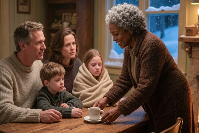 Elderly Black Woman Helps A White Family Through A Snowstorm, Kindness Changes Her Life Forever. 