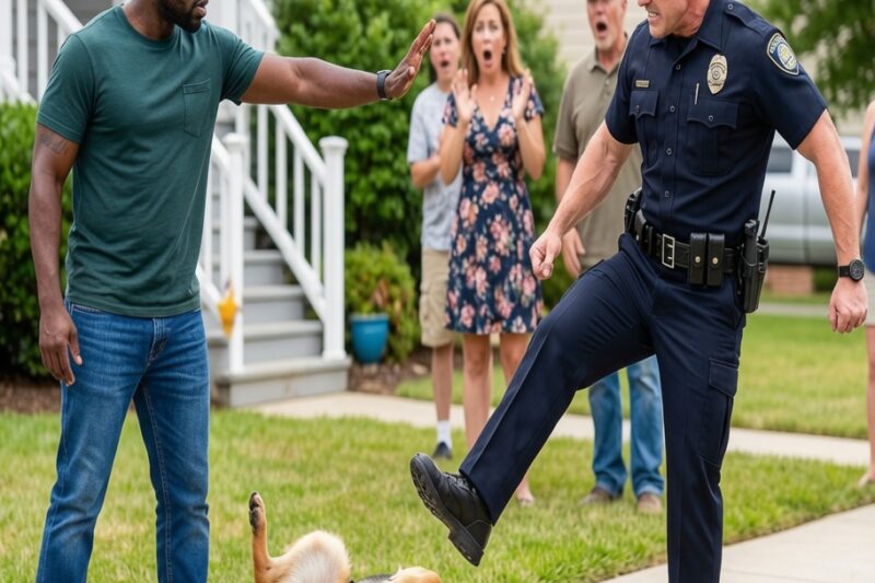 Cop Kicks Black Man’s “Dangerous” Dog—Unaware He’s An Off-Duty FBI Agent 