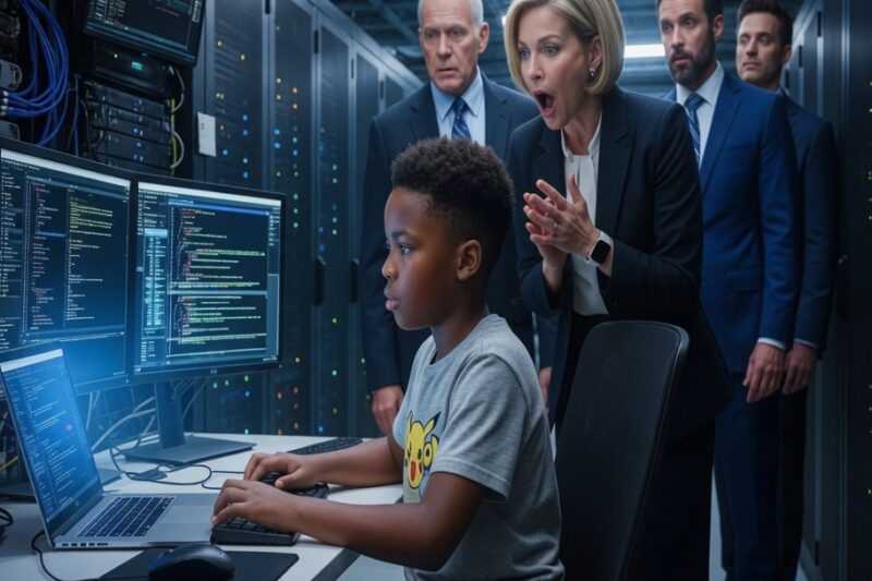 CEO Lost All Hope When the System Crashed — But Shocked Everyone When the Black Maid’s Son Fixed It