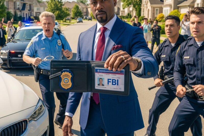 Cops Target Black Man For “”Trespassing”” On His Own Property — Not Knowing He WAS the FBI