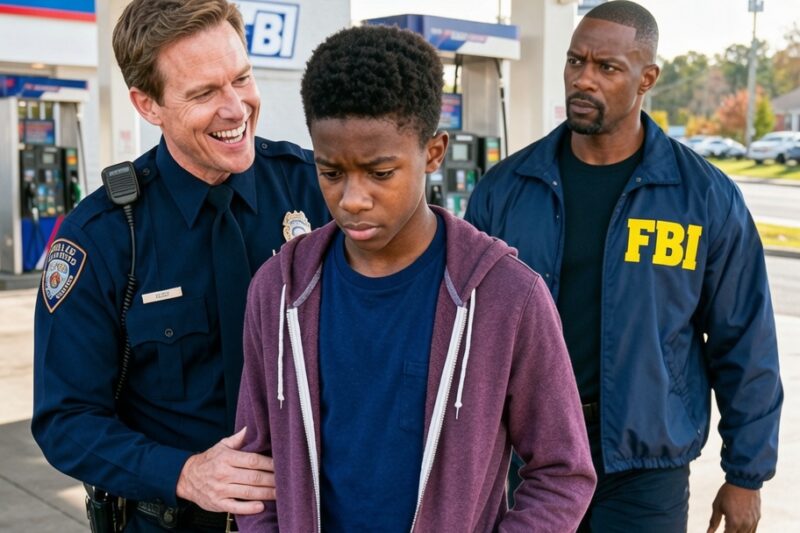 Cop Laughs at Black Teen for Saying His Dad’s Is FBI—Until He Walks Onto The Scene 