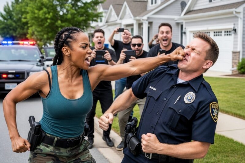 Cops Attack Black Woman During Traffic Stop, SURPRISED When She Hits Back