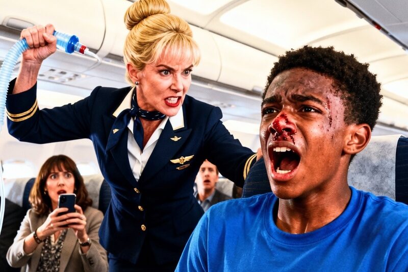 Flight Attendant Rips Oxygen From Black Teen His Fathers Next Move Shook the Entire Airline Industry 