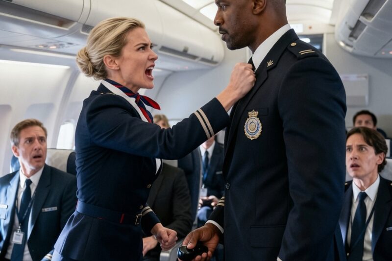 Flight Attendant Slaps Black Air Marshal — Moments Later, He Grounds the Entire Plane 