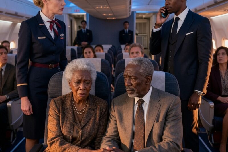 Flight Attendant Humiliates Elderly Black Couple — Son Fires Entire Crew 30 Minutes Later