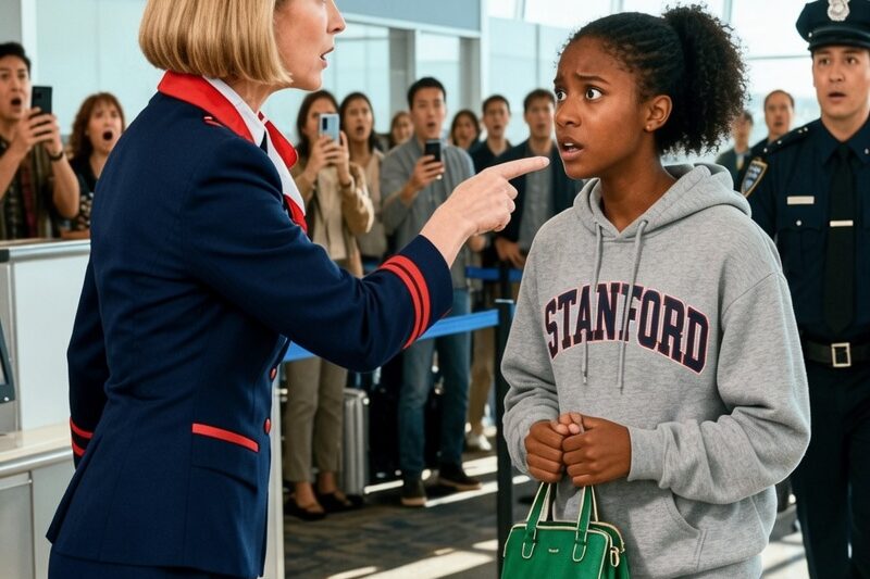 Flight Attendant Calls Cops On Black Girl — Freezes When Her Airline CEO Dad Walks In 