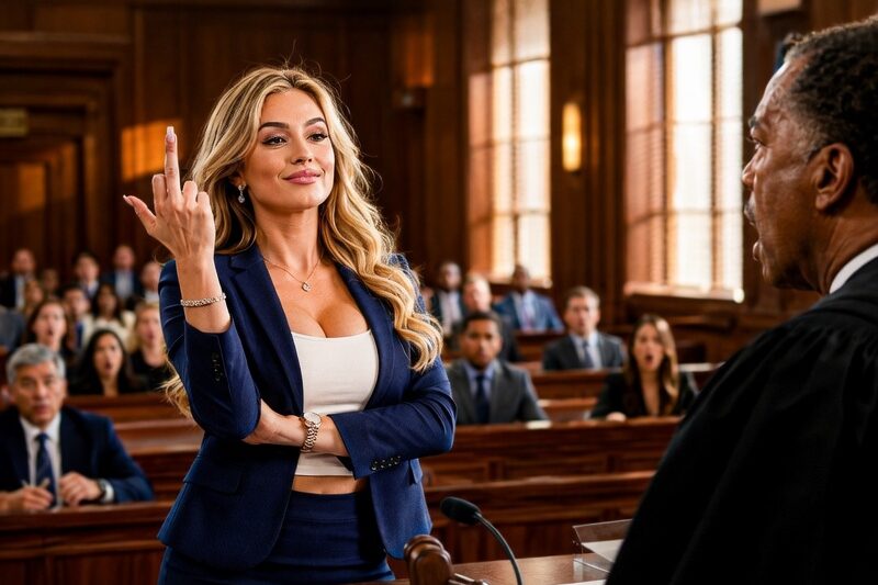 Arrogant Millionaire’s Daughter Mocked The Black Judge—Froze When He Said “Maximum Sentence”