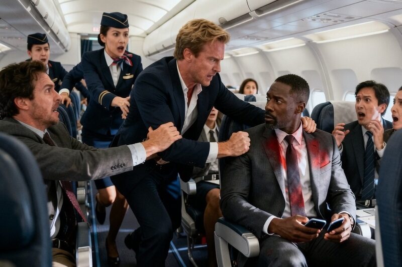 White Passenger Beats Black CEO Bloody — Minutes Later, He Shuts Down the Entire Airline 
