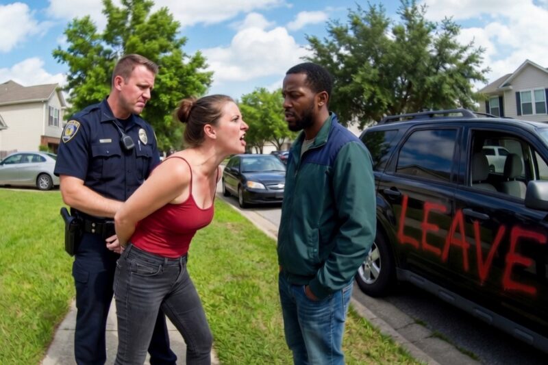 Woman Caught Spray Painting Black Neighbor’s Car—Unaware He’s A Federal Judge 