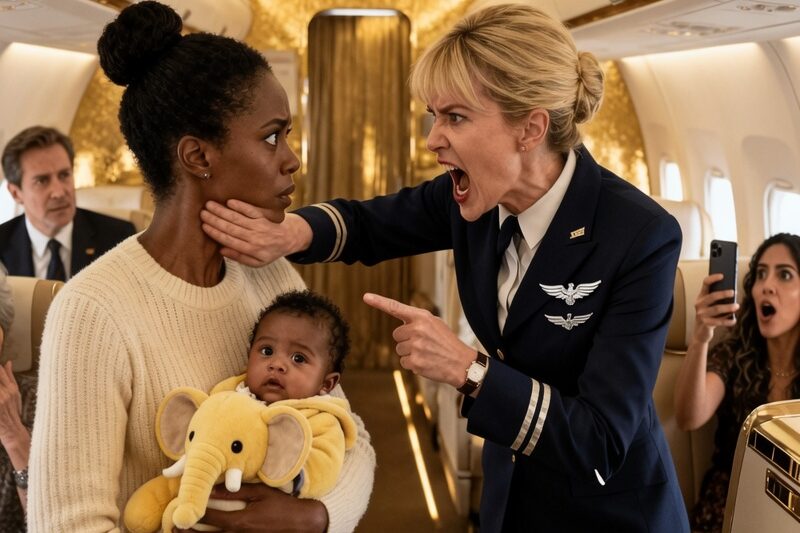 Flight Attendant Slapped Black Mom — 5 Minutes Later, Her CEO Husband Fires Everyone On Spot