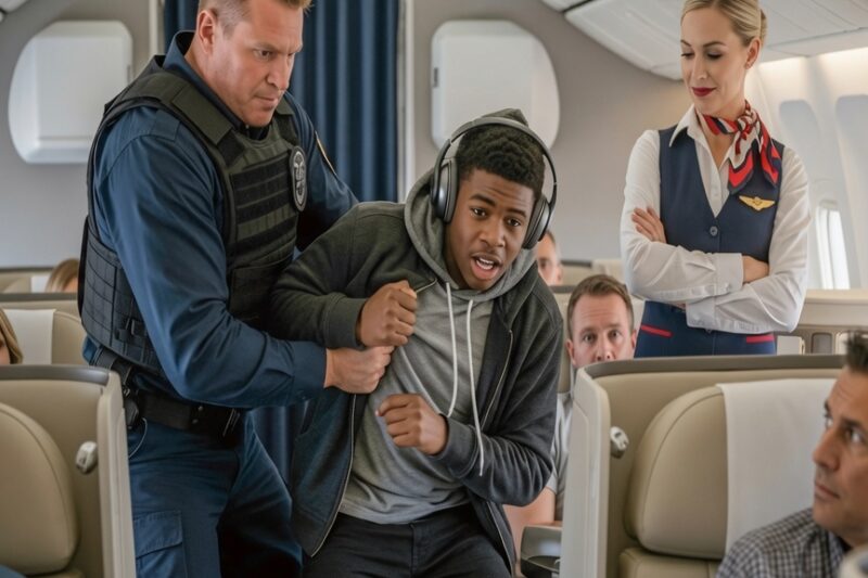 Air Marshal Removes Black Teen From First Class — CEO Dad’s Call Grounds Entire Airline! 