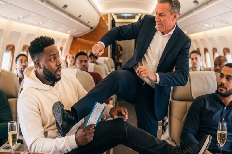 Executive Tries to Upgrade Himself by Removing Black Passenger — Stock Plummets Overnight 
