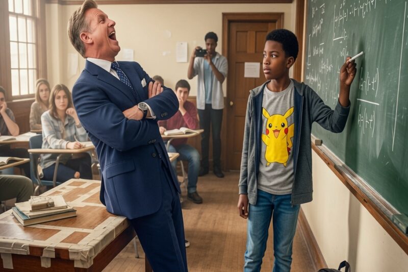 Teacher Told Black Student “Solve This Equation, My Salary Is Yours” — Then, He Regretted It 
