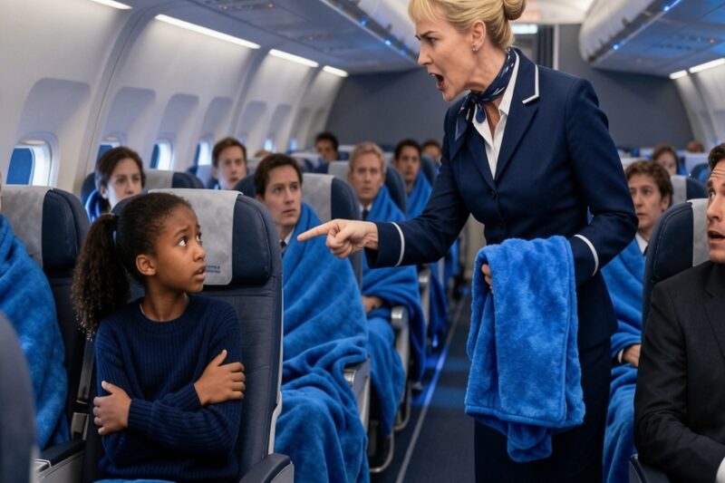 Black Girl Denied Airline Blanket — Then Her Father, the SVP, Makes One Call That Changes Everything 