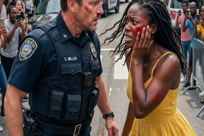 Police Officer Slaps a Black Girl — Seconds Later, Everything Changes 