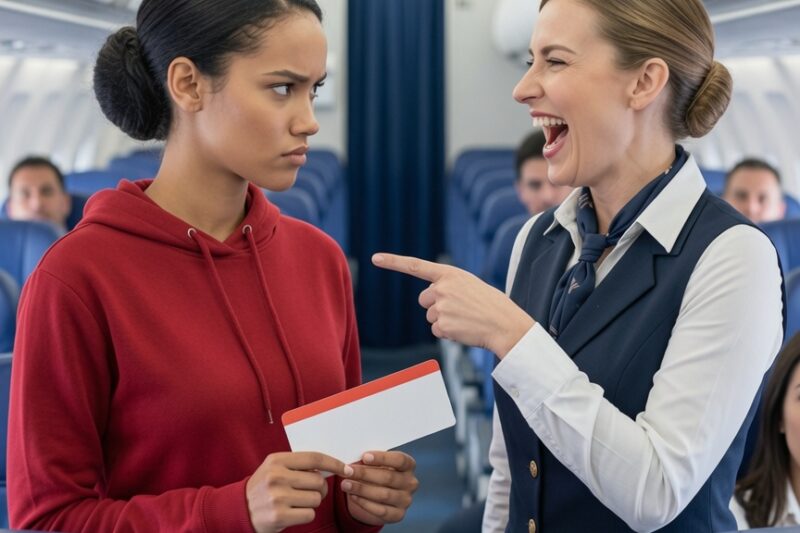 Flight Attendant Mocks Black Woman in Economy — Moments Later She Reveals She Owns the Airline 
