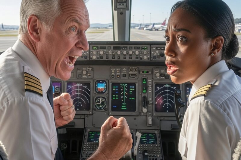 Pilot Refuses to Fly with Black Copilot — Minutes Later, She FIRES the Entire Crew 