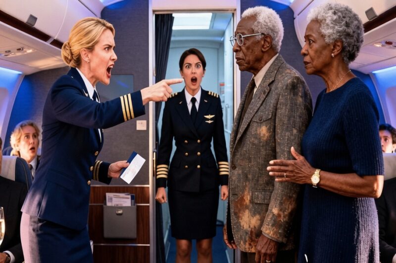 Flight Attendant Refuses Elderly Black Couple — Not Knowing They Founded the Airline! 