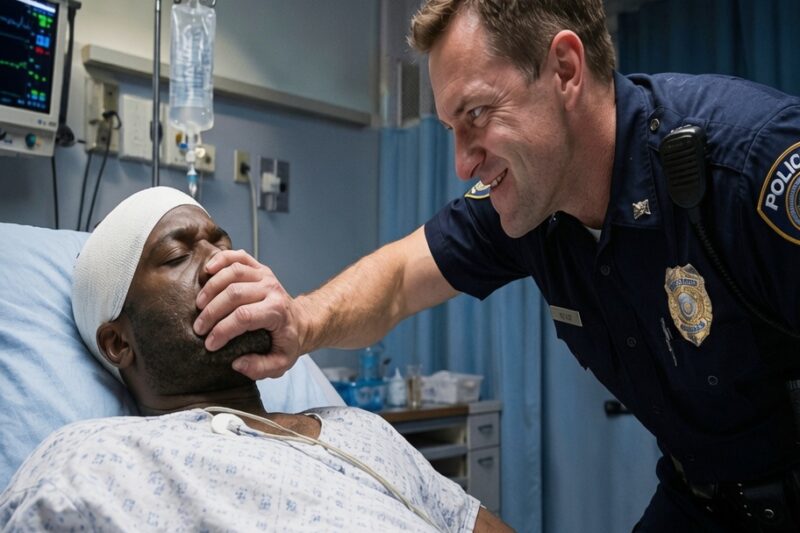 Cop Went To Hospital to Silence the Black Man—Seconds Later FBI Agents Surround Him 