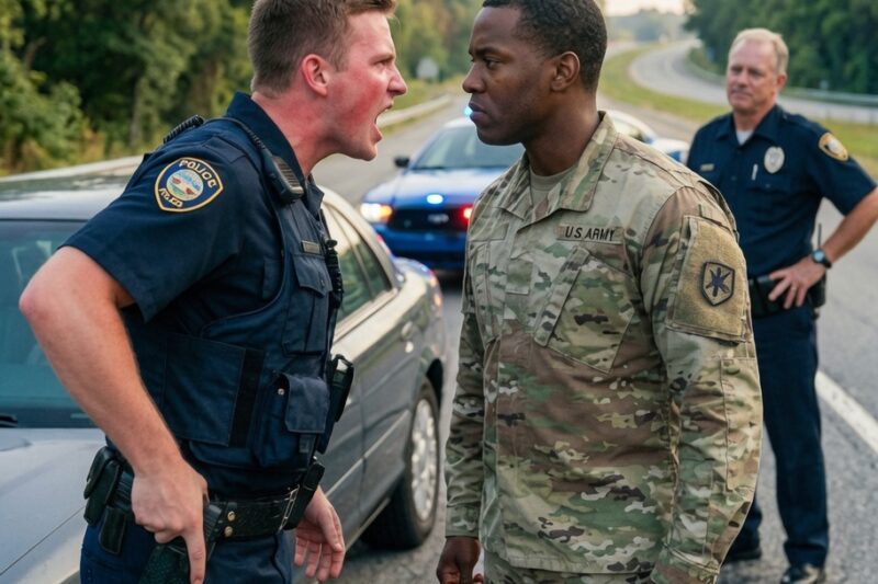 Cops Mock Black Soldier — Minutes Later, Military Police Surround Them 
