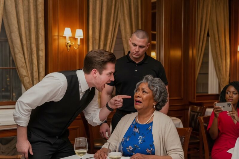 Waiter Refuses to Serve Elderly Black Woman No Reason — Until Her Son the Mayor Fired Him! 