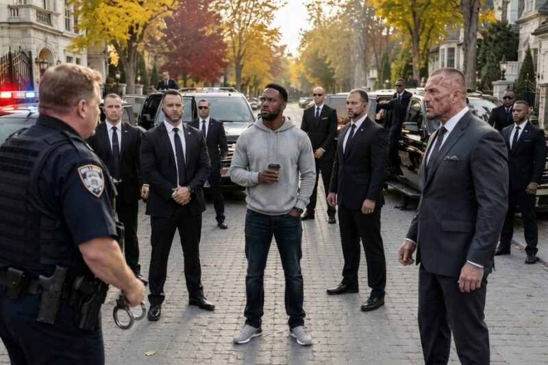 Arrogant Officer Bullies a Black Man — Moments Later, His Personal Security Detail Surrounded Him 