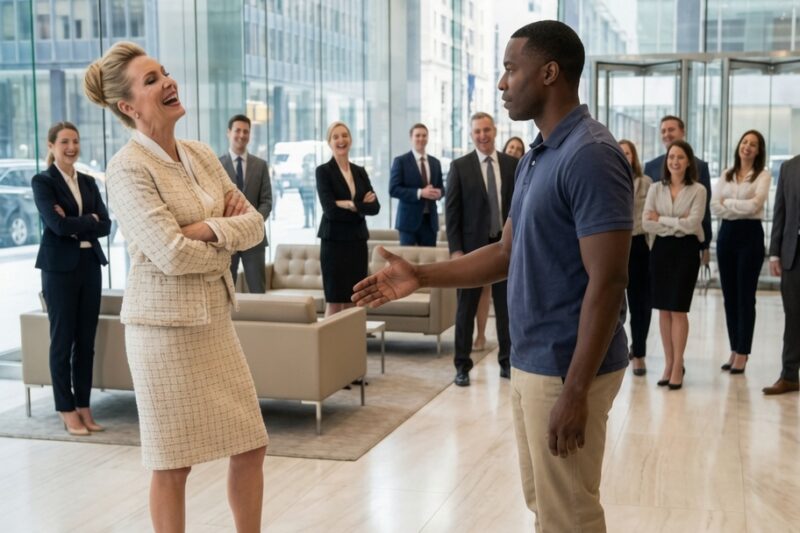 White CEO Refused to Shake Black Investor’s Hand — Next Day, She Was Begging for Meeting