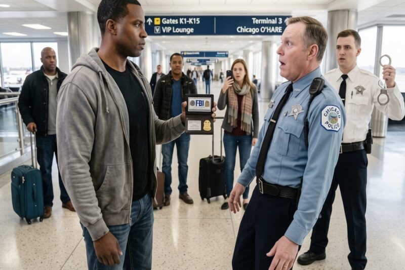 Cops Profile Black Man at Airport — Moments Later, He Reveals His FBI Badges