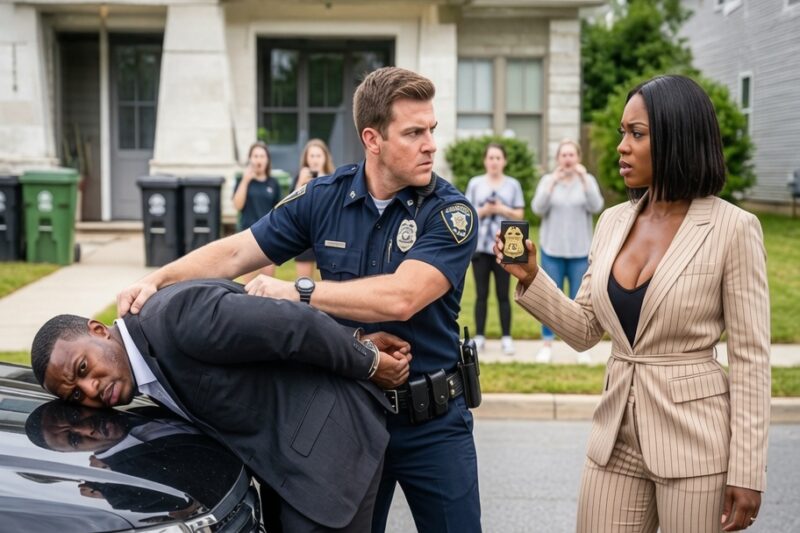 Cops Pulls Over Black Couple And Slams Him On Car—Then She Reveals Her FBI Badge 