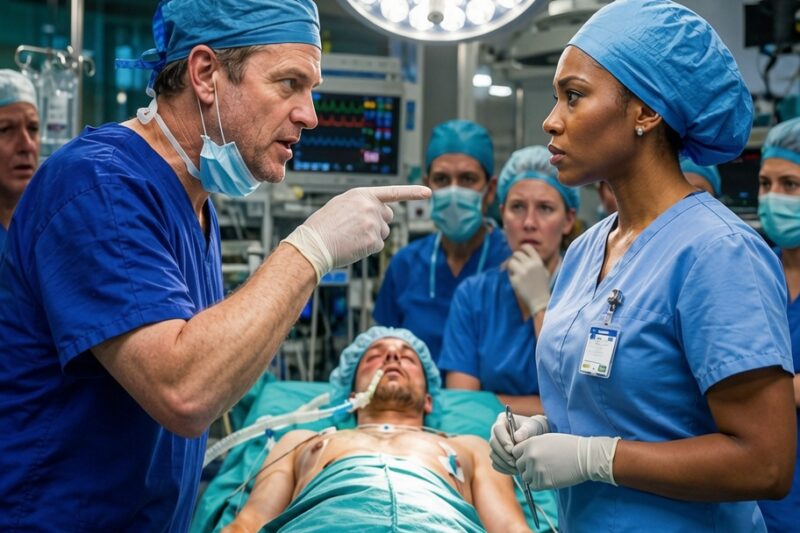 “If You Save Him, I’ll Quit!” The Surgeon Dared The Black Nurse—Then She Picked Up The Scalpel 
