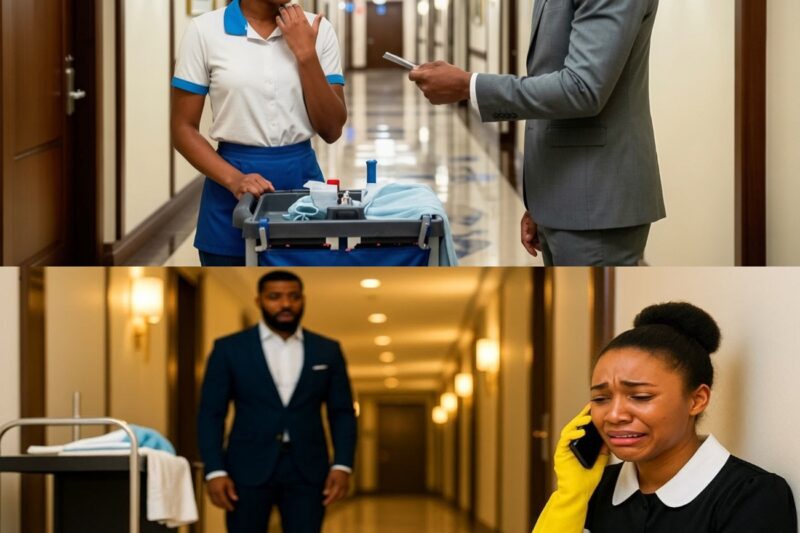 Billionaire Sees Young Hotel Cleaner Crying in the Hallway — You Won’t Believe What Happened Next… 