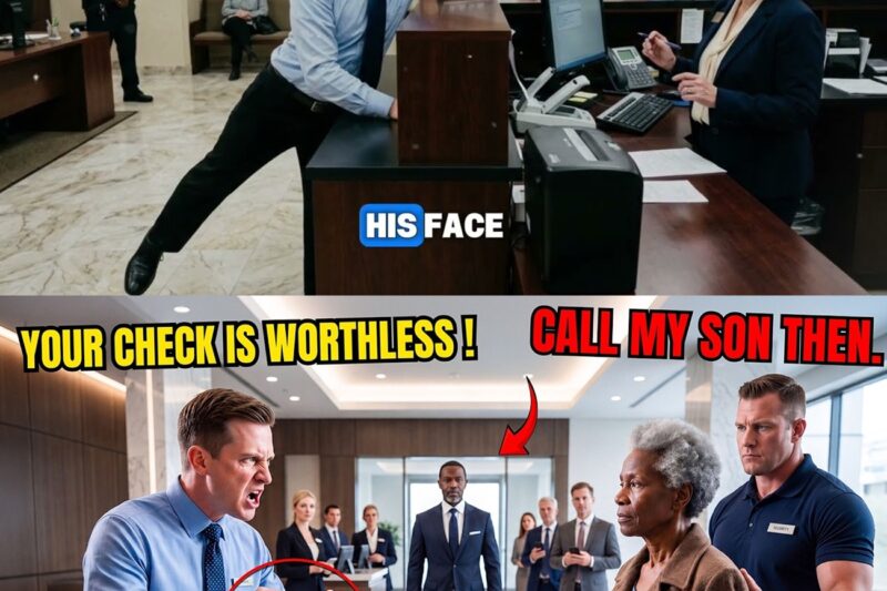 Teller Shreds Old Black Women Check at the Counter — Until the CEO’s Voice Breaks: “That’s My Mom” 