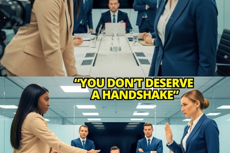 She Refused to Shake a Black CEO’s Hand — The Next Morning, $2.4B Vanished Overnight  