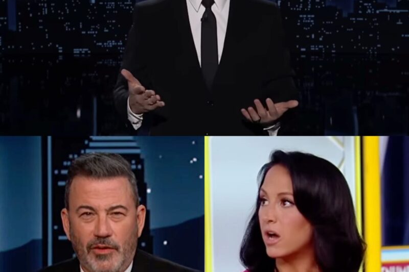 Fox News’ Emily Compagno groans after hearing Jimmy Kimmel’s ratings