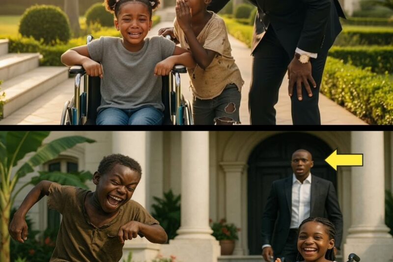 Billionaire Finds Homeless Boy Dancing for His Paralyzed Daughter… What Happens Next Will Shock You! 