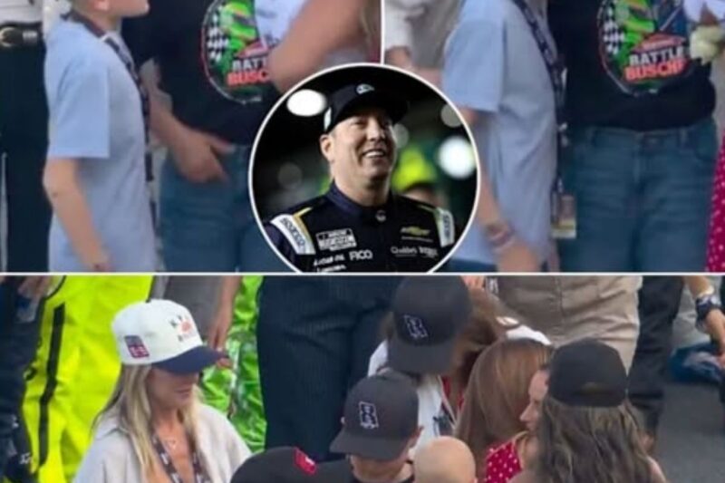 EMOTIONAL MOMENT – Kyle Larson’s young son was seen gently comforting a teary-eyed Brexton Busch right before the Coca-Cola 600 at Charlotte. The heartbreaking yet heartwarming scene left NASCAR fans in tears, showing the pure innocence of a child offering comfort during a tough moment. Many are calling it one of the most touching displays of kindness that words could never fully capture
