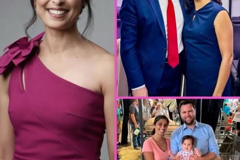 Elegant Usha Vance shows off baby bump in a beautiful dress at White House Mother’s Day event