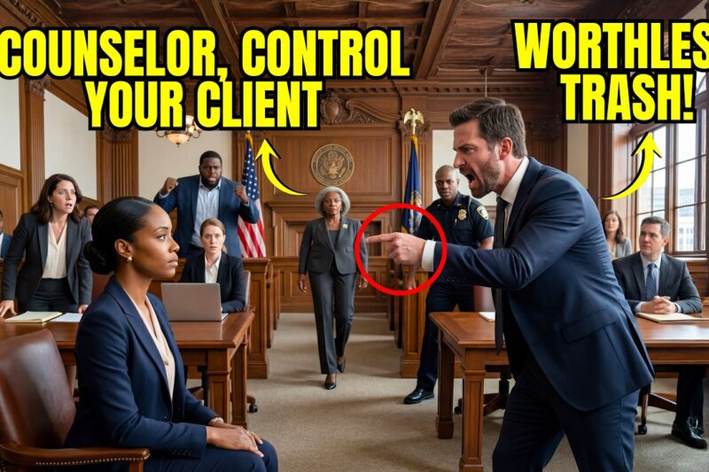 Husband Called Black Wife “Worthless Trash” in Court — Her Mother Walked In as Federal Judge 