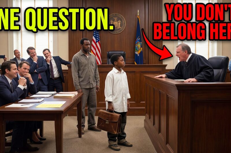 Black Child Walked Into Court as Dad’s “Lawyer” — Then Won the Case With One Question 
