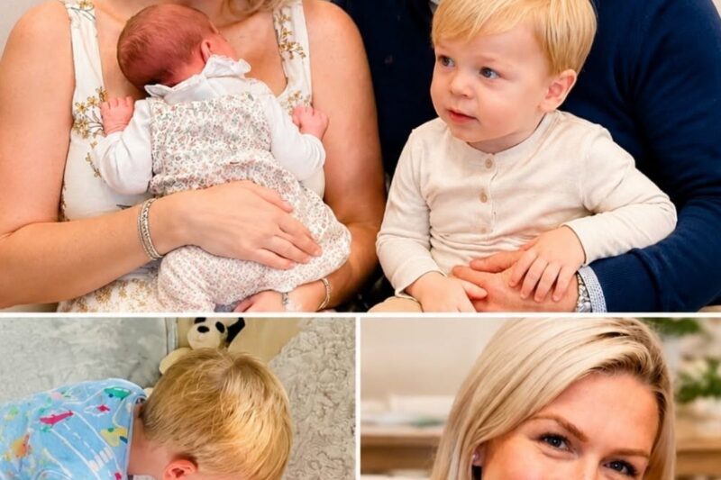 💖 PURE BABY MAGIC! 👶✨ Little Niko is already proving to be the sweetest big brother as he showers newborn baby Viviana with gentle kisses and cuddles.